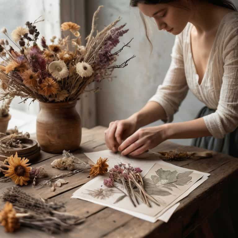Nurturing Hands create botanical art