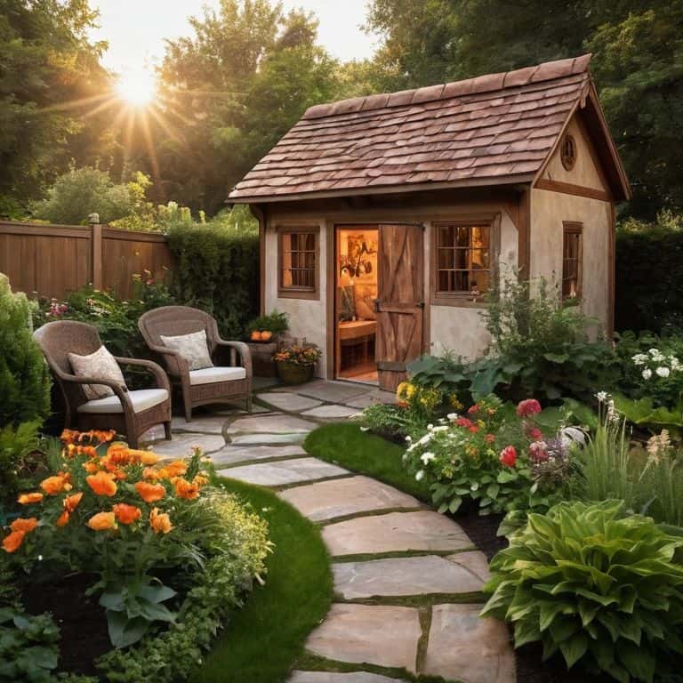Building a Shed Sanctuary outdoors
