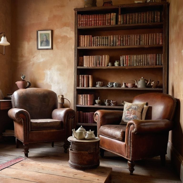 Weaving Tales on Walls cozy study