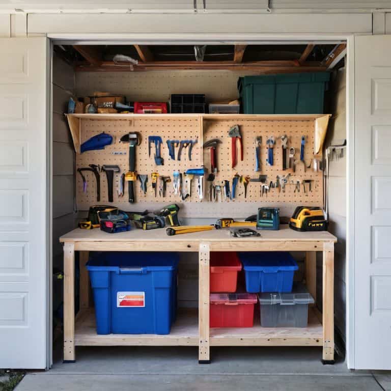 DIY garage storage shelf ideas