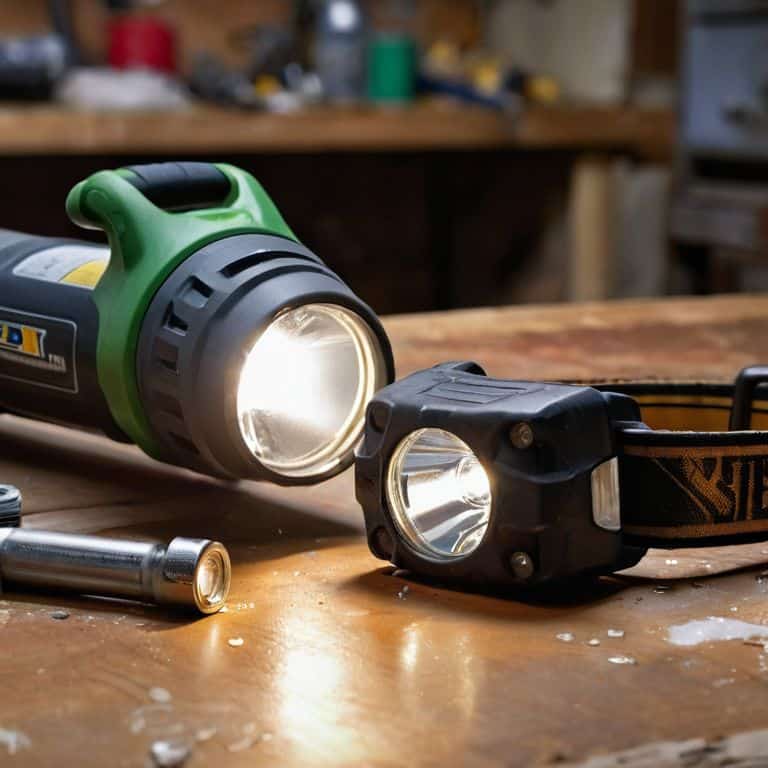 Headlamps vs handheld flashlights for work