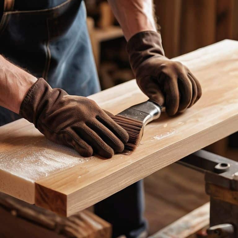Durable wood finish application guide