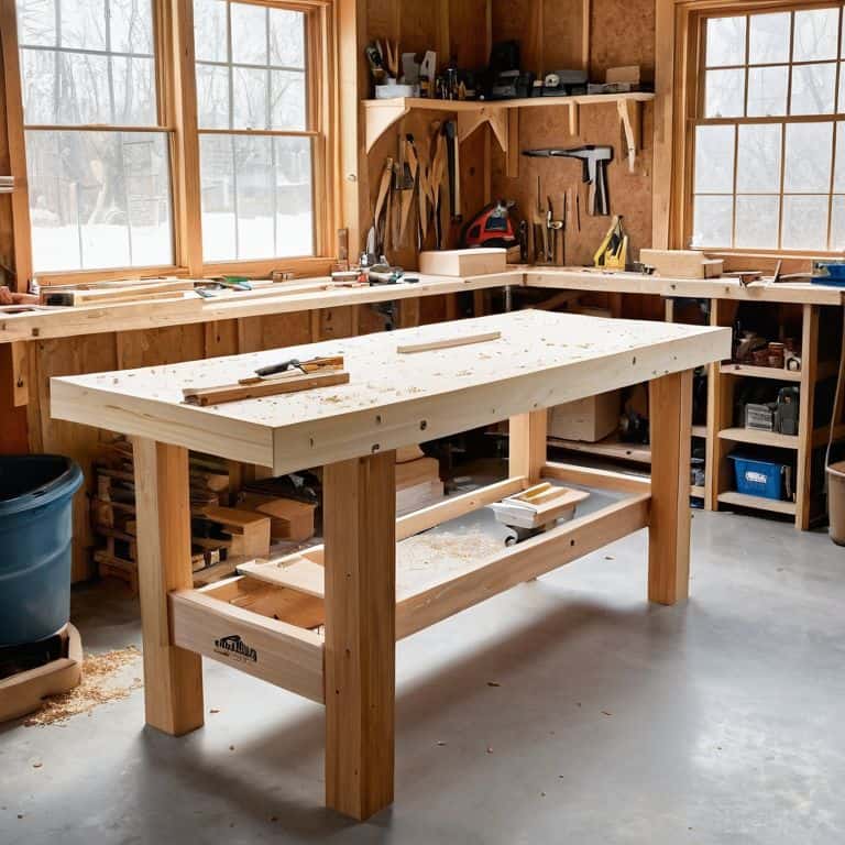 Building simple workbench from 2x4s