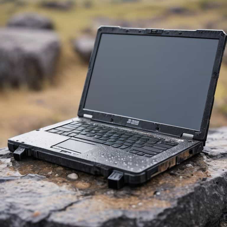 Rugged laptop meets mil-std-810h standards