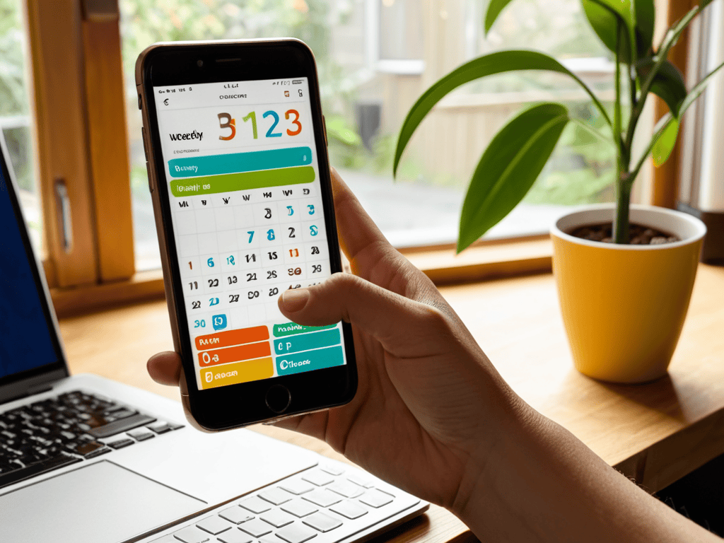 how to use a calendar app