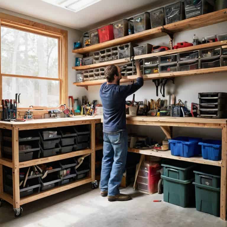 DIY Garage Shelving