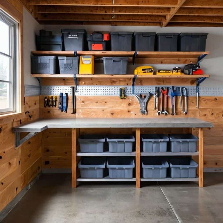 Building heavy-duty garage shelves