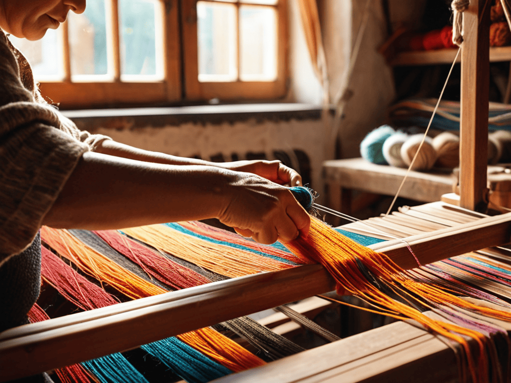 Traditional Handicrafts on display