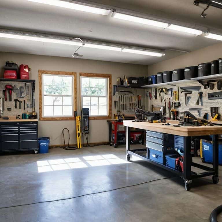 Home Garage Interior View
