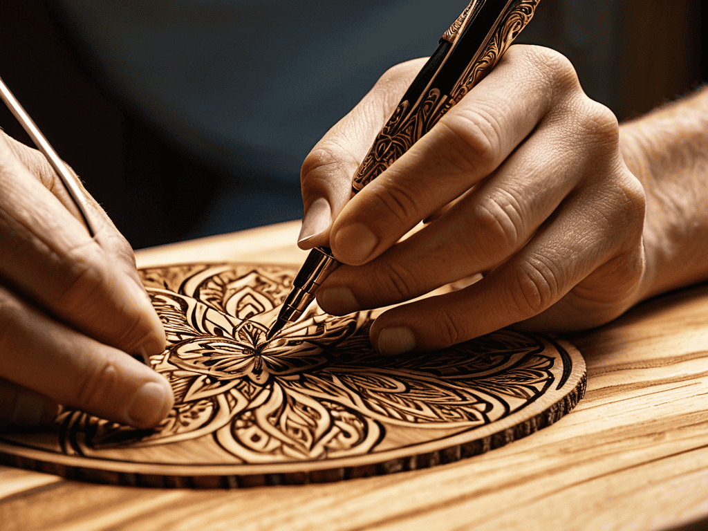 Pyrography Wood Burning Art Design