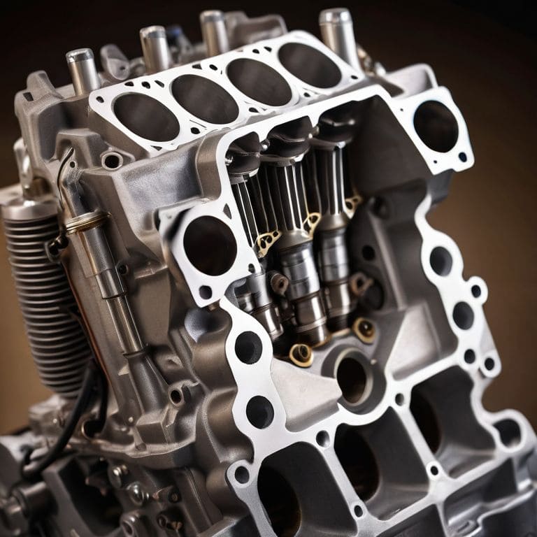 4-stroke engine works diagram