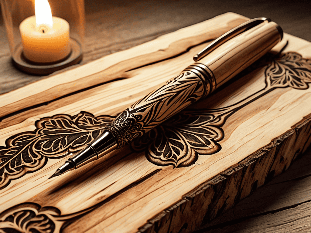 Pyrography Wood Burning Art Technique