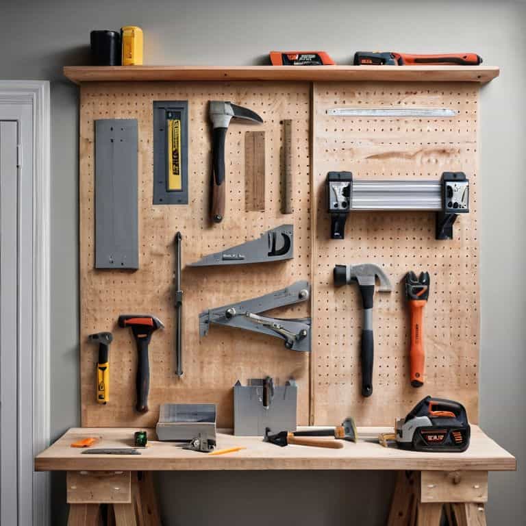 French cleat system for tool storage