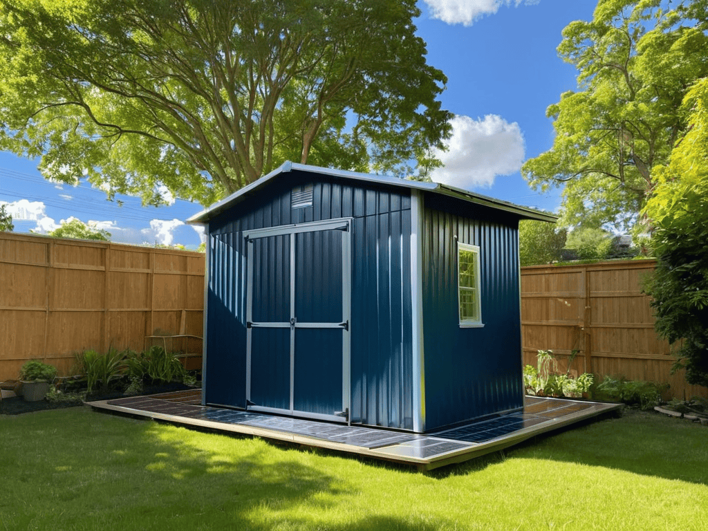 Backyard Solar Shed Power System