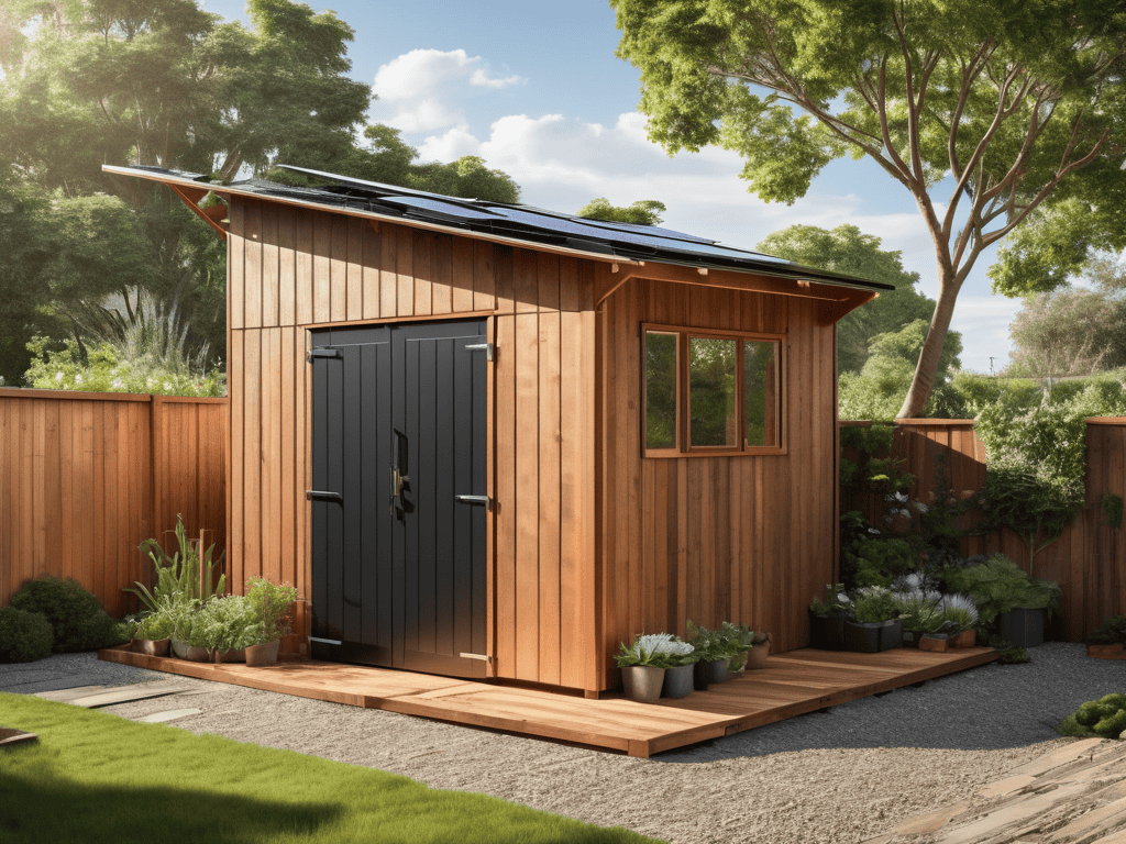 Backyard Solar Shed Power System
