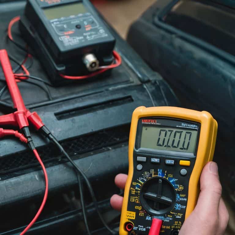 Testing car battery with multimeter guide