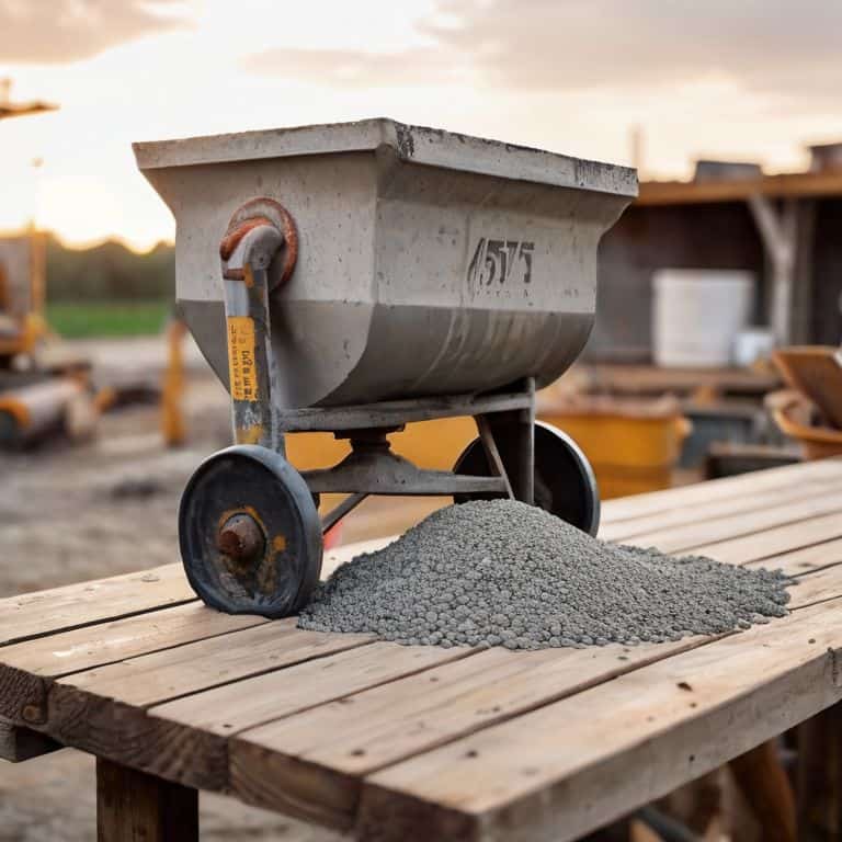 Hand Mixing Magic concrete