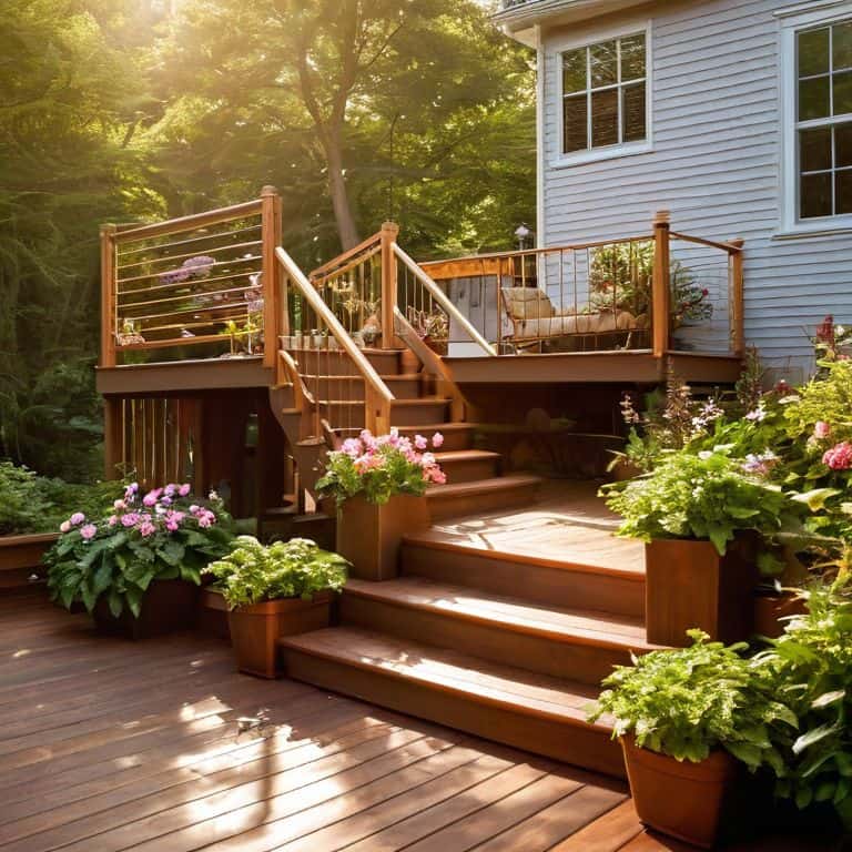 Whimsy in Deck Stair Design