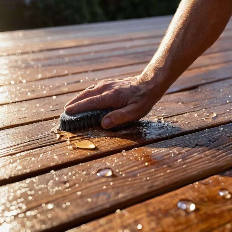 how to clean and seal wood