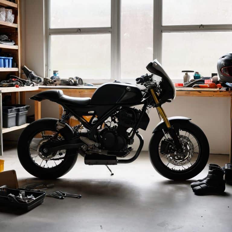 Motorcycle winter storage preparation checklist