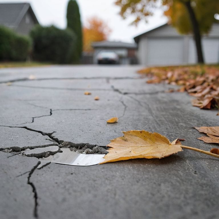 Repairing cracked concrete driveway guide