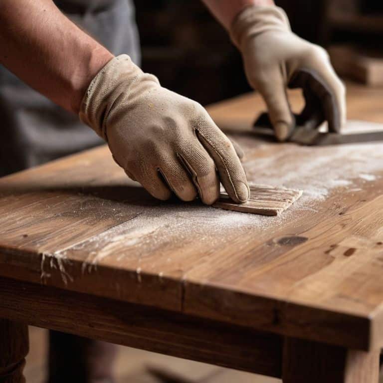 Refinishing wooden table