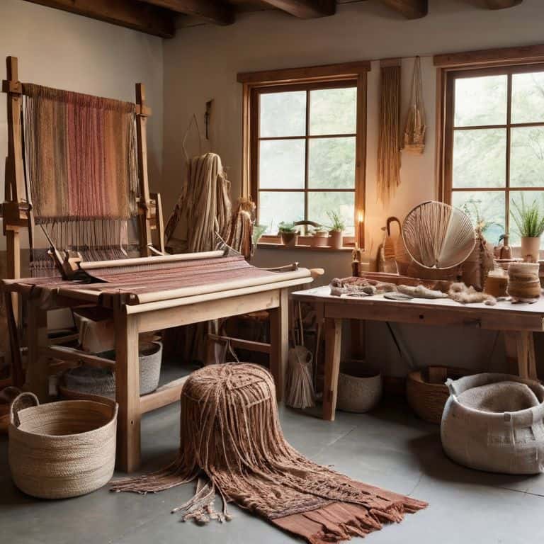 The Whimsy of Weaving natural fibers