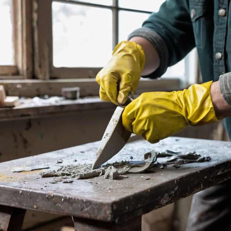Stripping paint from old furniture tutorial