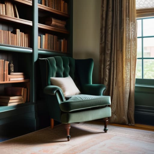 Curating an Ergonomic Reading Nook Setup With Vintage Charm